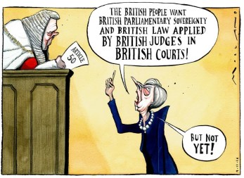Morten Morland's cartoon from The Times, November 4th. 